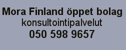 Mora Finland Öppet bolag logo
